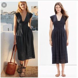 Madewell Rare Eyelet Nightbreeze dress sz 6